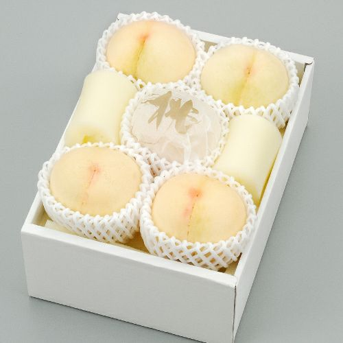 ”【ギフト】契約農家の清水白桃5玉　【7月中旬～】