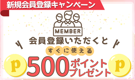 新規会員500pt