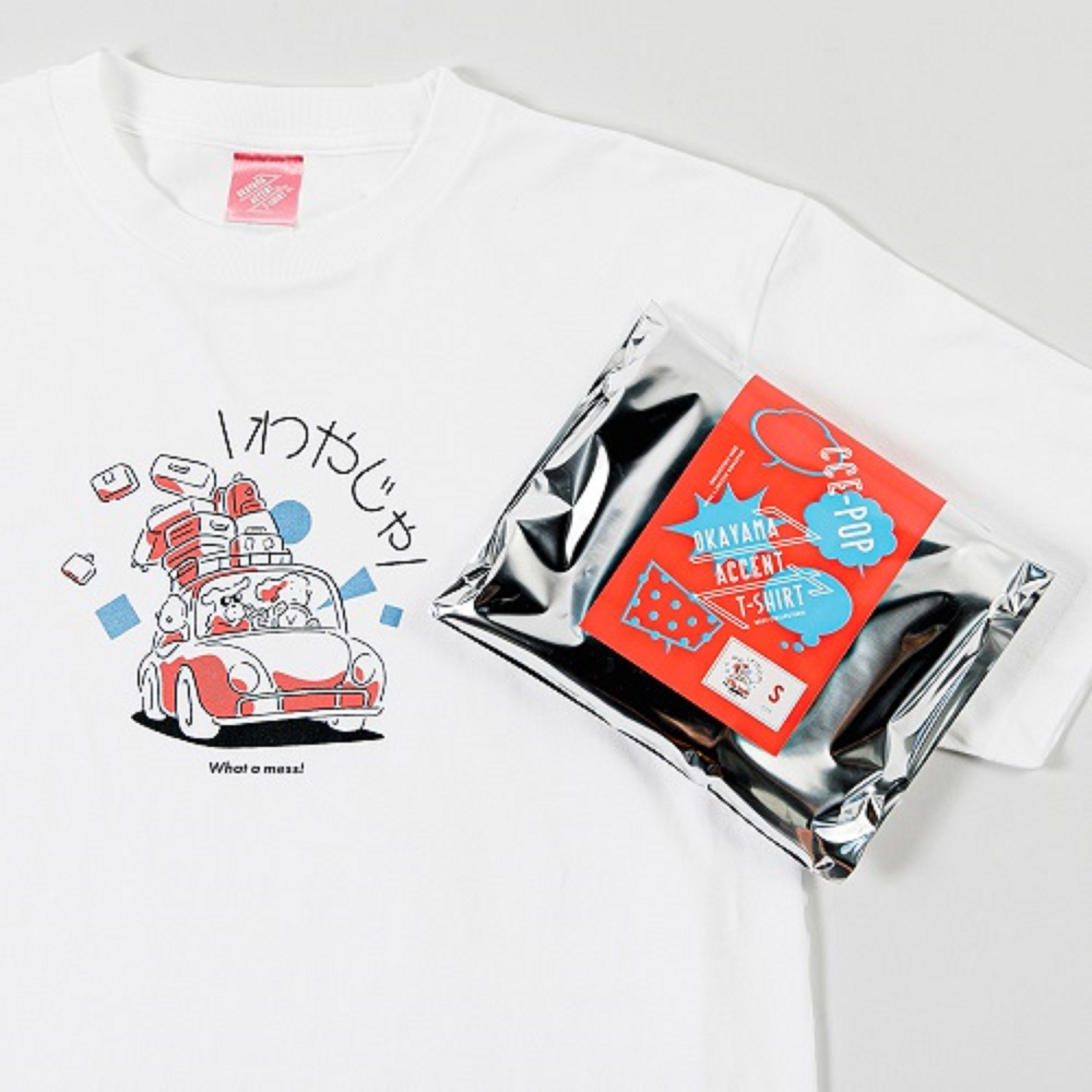 わやじゃオーバーサイズTシャツ[What a mess!]　